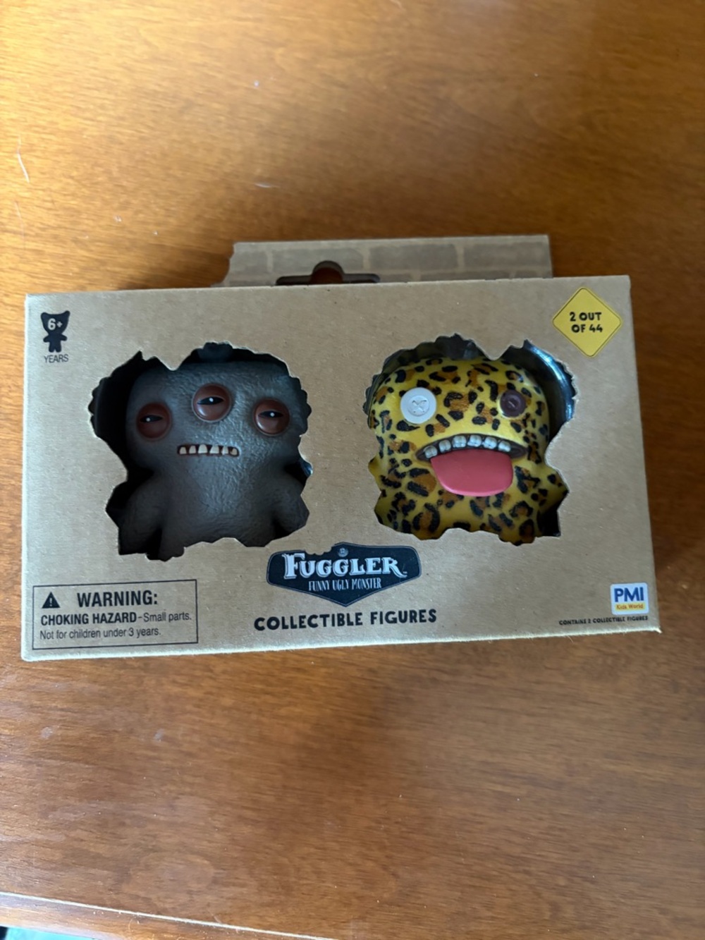 Fuggler Collectible Monsters — Yellow Leopard & Dark Brown Duo